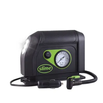 Slime 12V Tire Inflator with Gauge & Light