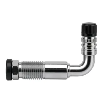 Tire Valve 3 3/4" Metal 90 Degree Bent (Truck)