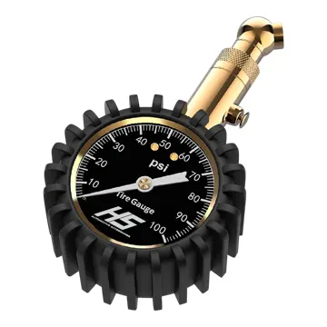 Tire Pressure Gauge 100psi W/Swivel Chuck