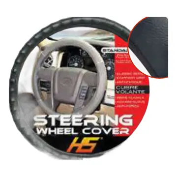 Steering Wheel Cover Blk Grip