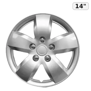 Wheel Cover 14" Silver 4/Set