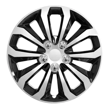 Wheel Cover 14" SIL/BLK 4 SET