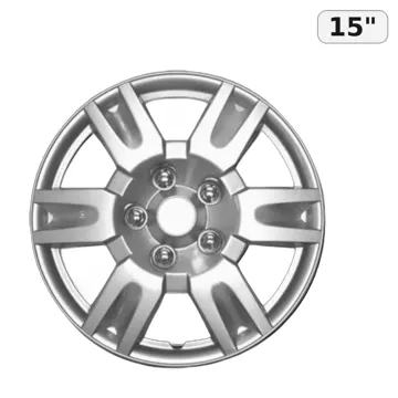 Wheel Cover 15" Silver 4/Set
