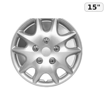 Wheel Cover 15" Sil 4/Set