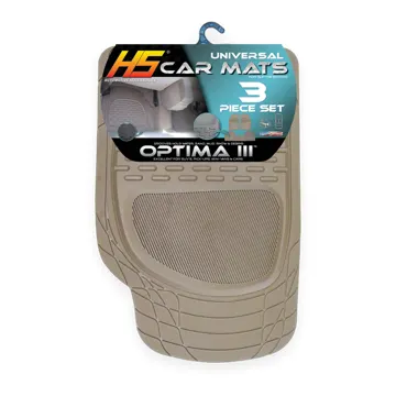 Mats Rubber Tan 3PC