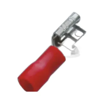 Push On Ends Female Red