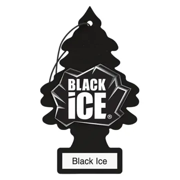 Air Freshener Little Tree Black Ice Card