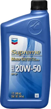 Chevron Supreme Motor Oil 20W-50 1 Quart