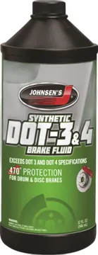 Johnsen's Synthetic DOT 3 & 4 Brake Fluid 32oz
