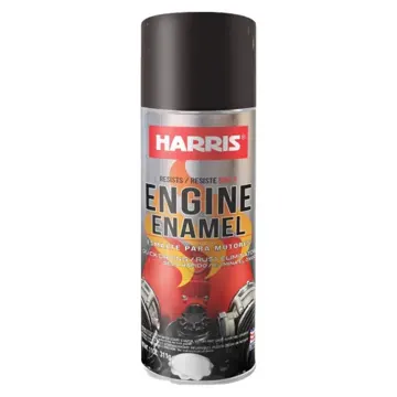 Spray Paint E/E Flat Black 11oz Harris