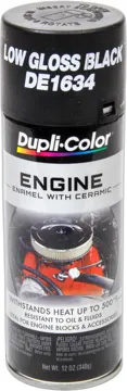 Dupli-Color Engine Enamel Low Gloss Black 12oz