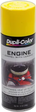 Dupli-Color Engine Enamel Daytona Yellow 12oz