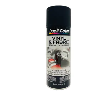 Dupli-Color Vinyl & Fabric Spray Paint Flat Black 11 oz