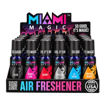 Miami Magic 1oz Oil Air Freshener Assorted Display (24)